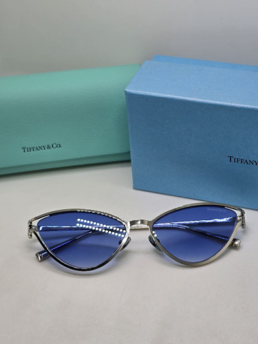 Очки Tiffany 3095 6196/MF Silver/Blue солнцезащитные женские оригинал