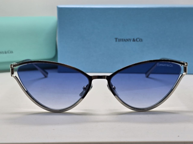 Очки Tiffany 3095 6196/MF Silver/Blue солнцезащитные женские оригинал
