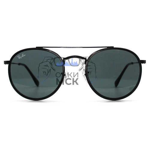 Очки Ray Ban Double Bridge RB3647N Тёмно-серый градиент солнцезащитные унисекс женские мужские оригинал