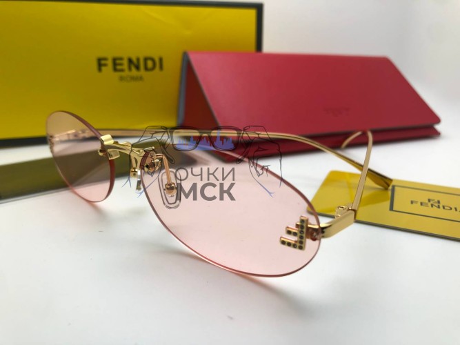 Очки Fendi 4-11 Gold/Pink солнцезащитные женские оригинал