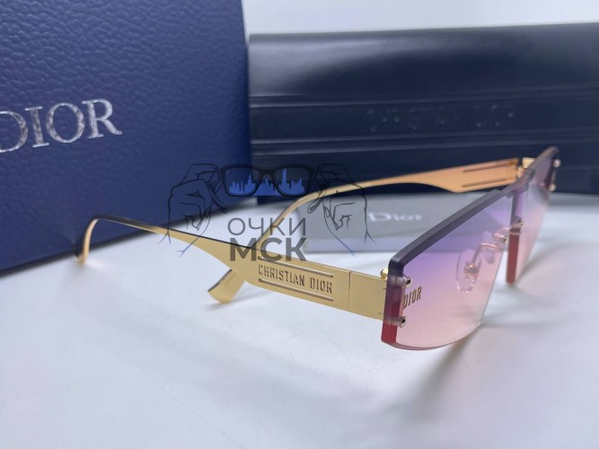Очки Dior S Gold/Purple Фиолетово-розовый градиент солнцезащитные женские оригинал