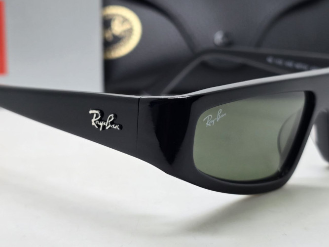 Очки Ray-Ban 4335 Active Lifestyle 601 Black/Green солнцезащитные унисекс женские мужские оригинал