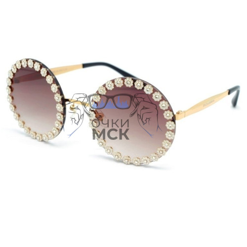 Очки Dolce Gabbana DG 2173B Коричневый градиент солнцезащитные женские оригинал