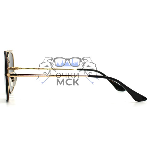 Очки Ray Ban Blaze The General RB3583 Серый зеркальный солнцезащитные унисекс женские мужские оригинал