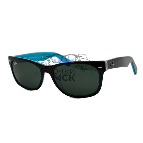 Очки Ray Ban RB2132 NEW WAYFARER Черный градиент солнцезащитные унисекс женские мужские оригинал