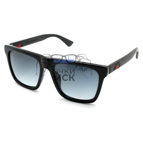 Очки Gucci GG0010S Тёмный градиент солнцезащитные унисекс женские мужские оригинал