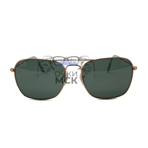 Очки Ray Ban RB3136 CARAVAN Темно-зеленый градиент солнцезащитные унисекс женские мужские оригинал