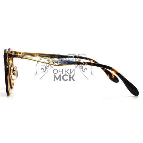 Очки Ray Ban Blaze Clubmaster RB3576N Коричневый градиент солнцезащитные унисекс женские мужские оригинал