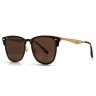Очки Ray Ban Blaze Clubmaster RB3576N Коричневый градиент солнцезащитные унисекс женские мужские оригинал