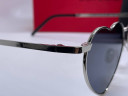 Очки Saint Laurent Heart Silver/Black солнцезащитные женские оригинал