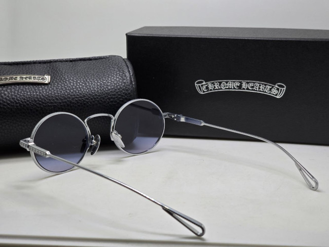 Очки Chrome Hearts Honey Dipped BA-S Silver/Grey солнцезащитные унисекс женские мужские оригинал