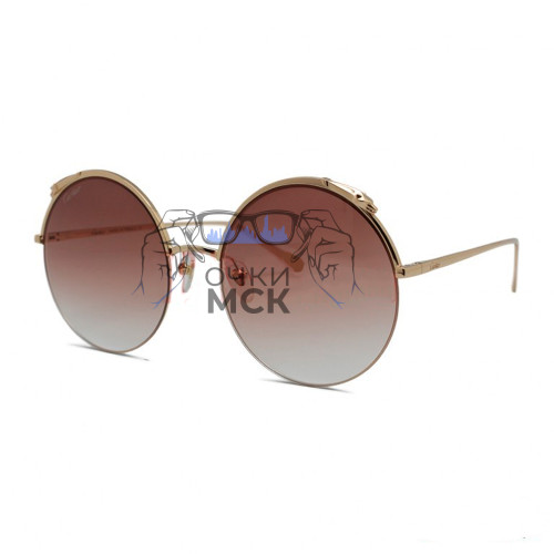 Очки Cartier CT0149S Коричневый градиент солнцезащитные женские оригинал
