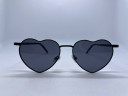 Очки Saint Laurent Heart Black/Black солнцезащитные женские оригинал