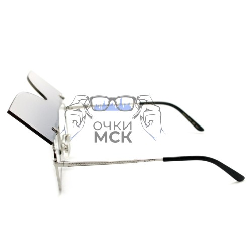 Очки Gucci GG 0363S Серые зеркальные солнцезащитные женские оригинал