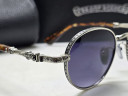 Очки Chrome Hearts Hebe Brown/Silver/Grey солнцезащитные унисекс женские мужские оригинал