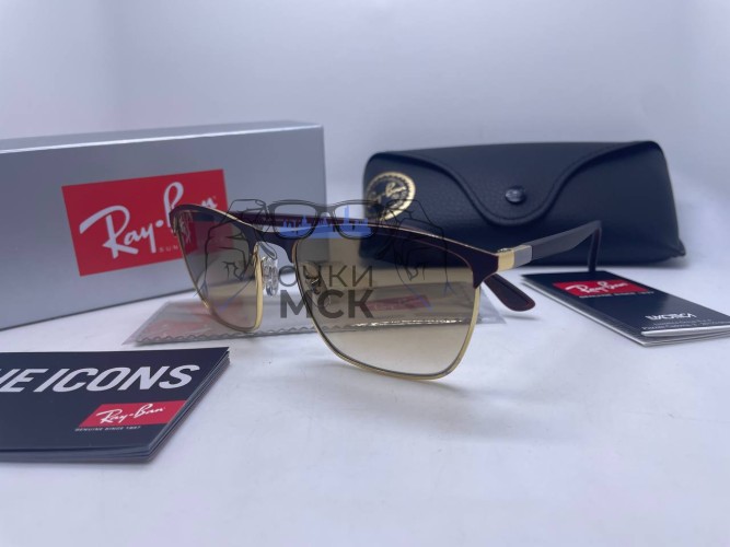 Очки Ray Ban RB8319CH Brown/Brown солнцезащитные унисекс женские мужские оригинал