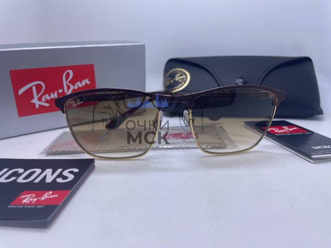 Очки Ray Ban RB8319CH Brown/Brown солнцезащитные унисекс женские мужские оригинал