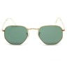 Очки Ray Ban Hexagonal Metal RB3548N Тёмно-серый солнцезащитные унисекс женские мужские оригинал