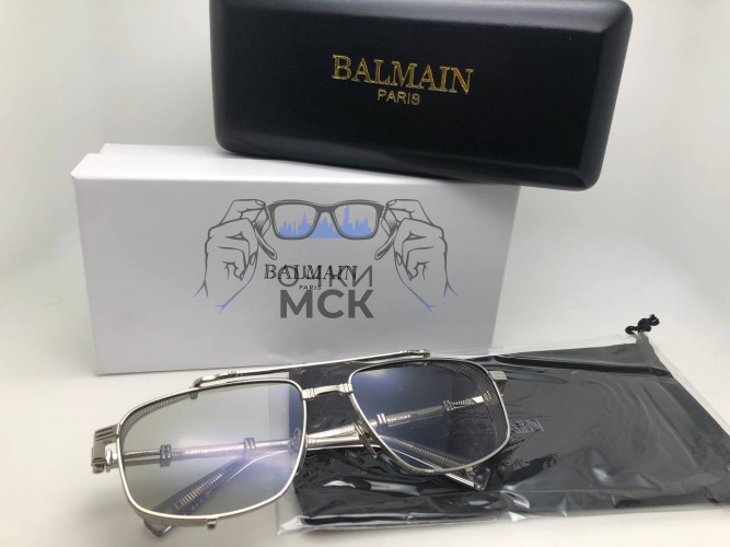 Очки Balmain MD 17-140 Silver/Grey солнцезащитные унисекс женские мужские оригинал