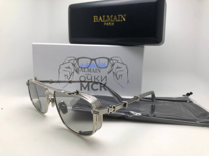 Очки Balmain MD 17-140 Silver/Grey солнцезащитные унисекс женские мужские оригинал