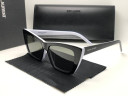 Очки Saint Laurent 53-16-145 Black/White солнцезащитные женские оригинал