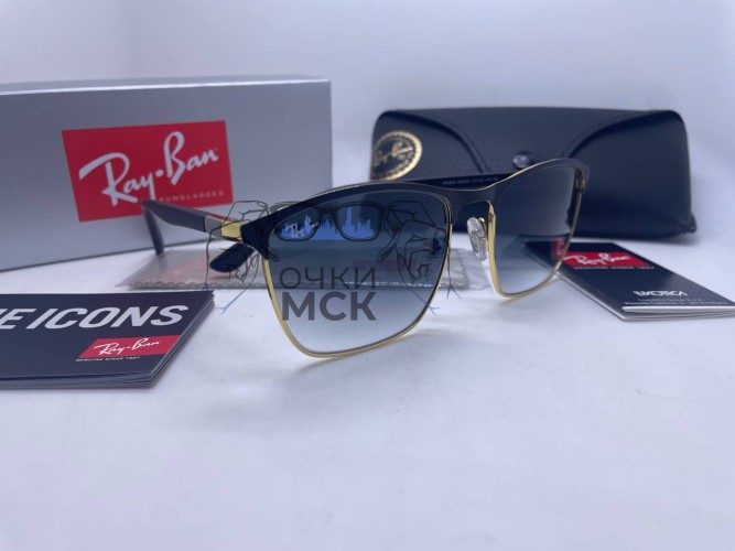 Очки Ray Ban RB8319CH Black/Black солнцезащитные унисекс женские мужские оригинал
