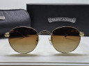 Очки Chrome Hearts DK CH8073 Gold/Brown солнцезащитные унисекс женские мужские оригинал