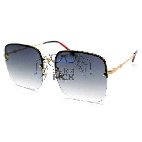 Очки Gucci GG 1076S Серый градиент солнцезащитные женские оригинал