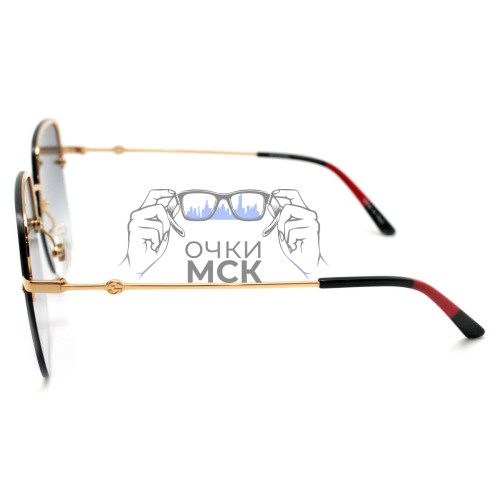 Очки Gucci GG 1076S Серый градиент солнцезащитные женские оригинал