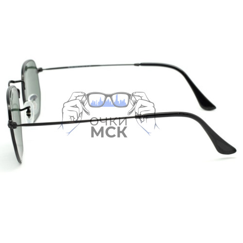 Очки Ray Ban Hexagonal Metal RB3548N Темно-зеленый солнцезащитные унисекс женские мужские оригинал