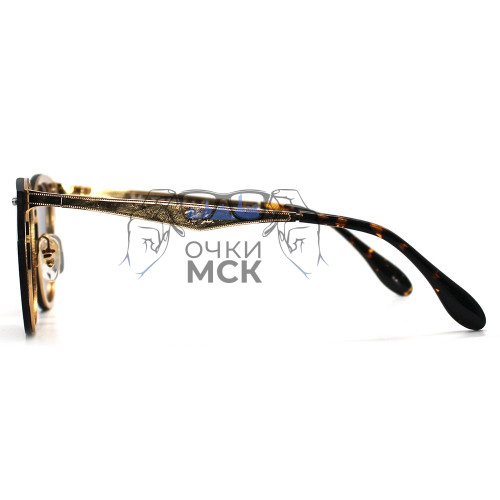 Очки Ray Ban Blaze Clubmaster RB3576N Коричневый градиент солнцезащитные унисекс женские мужские оригинал