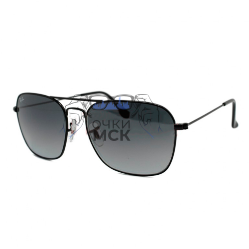 Очки Ray Ban RB3136 CARAVAN Черный градиент солнцезащитные унисекс женские мужские оригинал