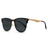Очки Ray Ban Blaze Clubmaster RB3576N Тёмно-серый градиент солнцезащитные унисекс женские мужские оригинал