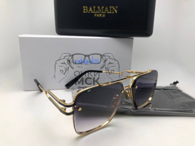 Очки Balmain Boy II Gold/Dark солнцезащитные унисекс женские мужские оригинал
