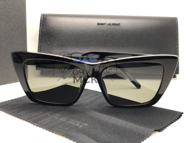 Очки Saint Laurent Black SL Тёмный градиент солнцезащитные женские оригинал