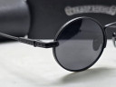 Очки Chrome Hearts Circle Black/Black солнцезащитные унисекс женские мужские оригинал