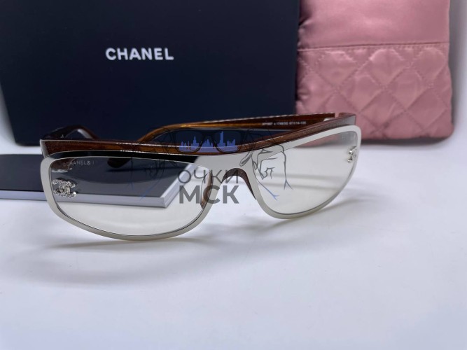 Очки Chanel Wood Nickel/Beige солнцезащитные женские оригинал
