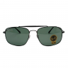 Очки Ray Ban RB3560 THE COLONEL Серо-зелёные солнцезащитные унисекс женские мужские оригинал
