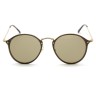 Очки Ray Ban RB3574N Blaze Round Светло-коричневые солнцезащитные унисекс женские мужские оригинал