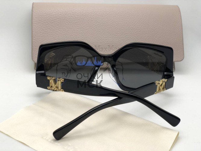Очки Max Mara Black SU12 Темный градиент солнцезащитные женские оригинал