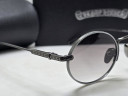 Очки Chrome Hearts Circle Nikel/Grey солнцезащитные унисекс женские мужские оригинал
