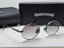 Очки Chrome Hearts Circle Nikel/Grey солнцезащитные унисекс женские мужские оригинал