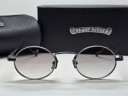 Очки Chrome Hearts Circle Nikel/Grey солнцезащитные унисекс женские мужские оригинал