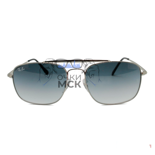 Очки Ray Ban RB3560 THE COLONEL Серый градиент солнцезащитные унисекс женские мужские оригинал