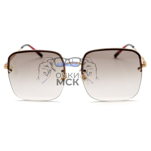 Очки Gucci GG 1076S Коричневый градиент солнцезащитные женские оригинал