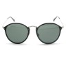 Очки Ray Ban RB3574N Blaze Round Тёмно-серые солнцезащитные унисекс женские мужские оригинал