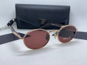 Очки Prada Brown Gold солнцезащитные унисекс женские мужские оригинал