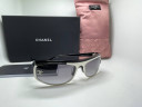 Очки Chanel Wood Silver/Grey солнцезащитные женские оригинал