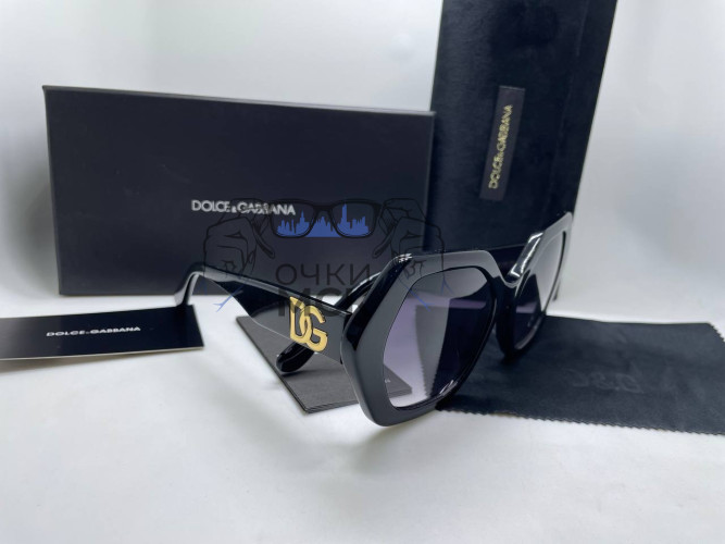 Очки Dolce & Gabbana Black/Black солнцезащитные женские оригинал
