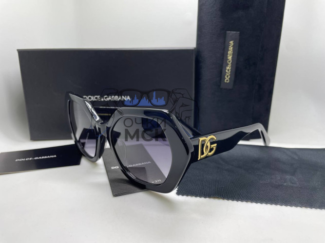 Очки Dolce & Gabbana Black/Black солнцезащитные женские оригинал